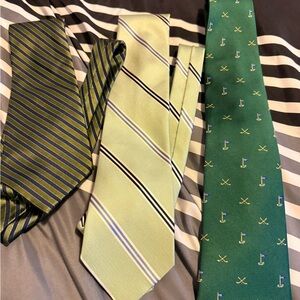 Green and Yellow Tie Collection